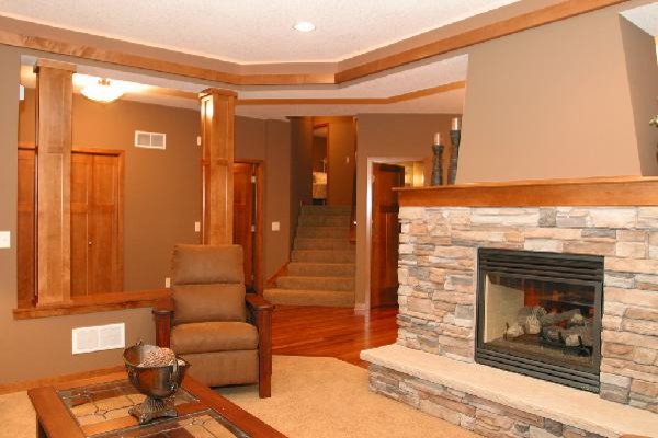 Entertainment Center with Desk Family Room Traditional with Custom Built Entertainment Center4