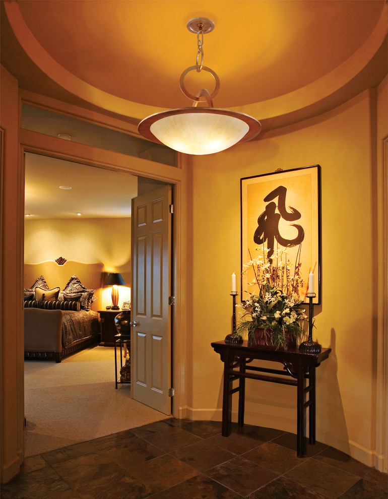 Entrance Hall Furniture Hall Traditional with Candle Holders Candles Ceiling