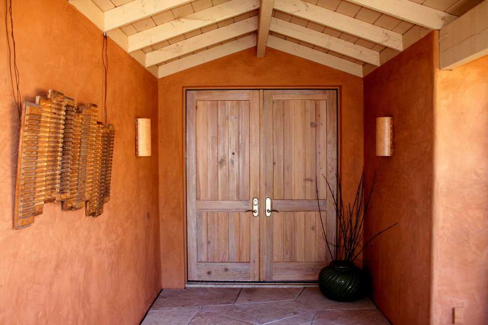Entry Gate Designs Porch Mediterranean with Beams Covered Entry Double