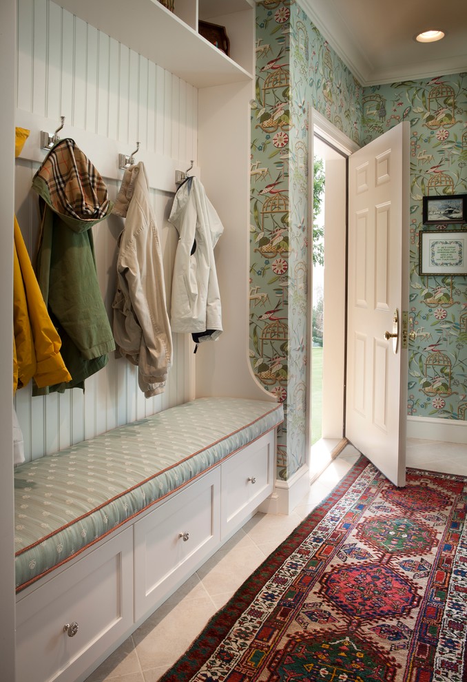 Entry Way Bench Entry Traditional with Beadboard Bench Built in Bench