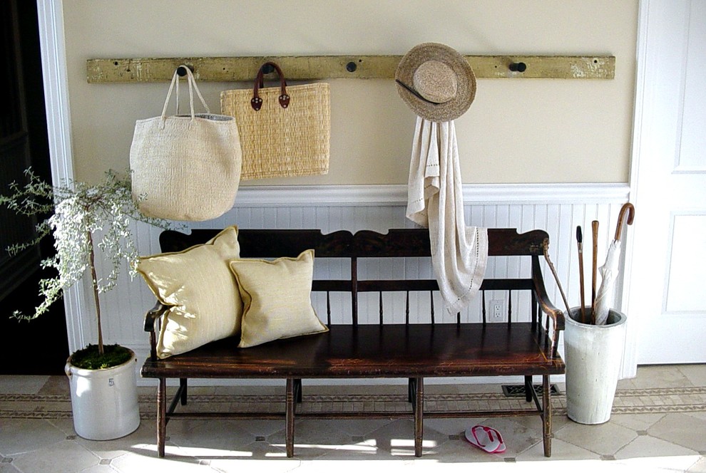 Entryway Storage Bench Plans Entry Traditional with Beadboard Bench Coat Hanger