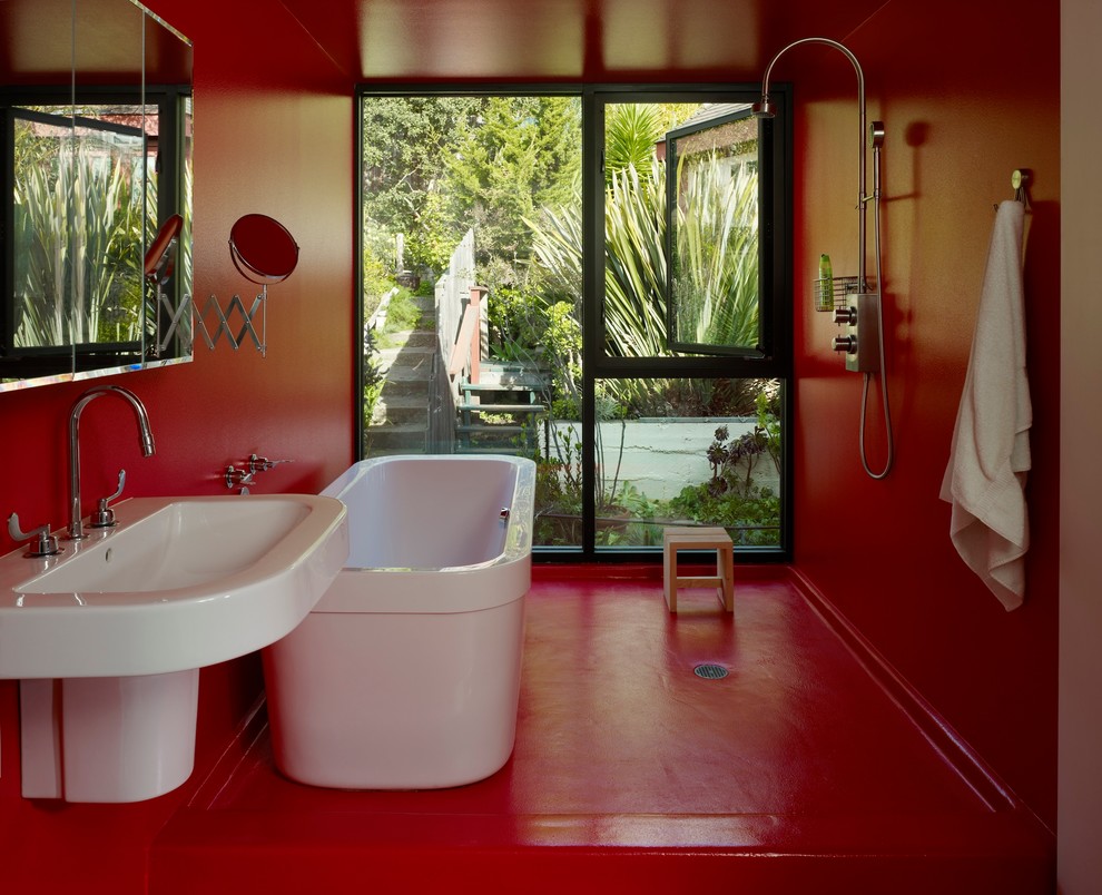Epoxy Tile Grout Bathroom Modern with Addition Bath Bathroom Bathtub