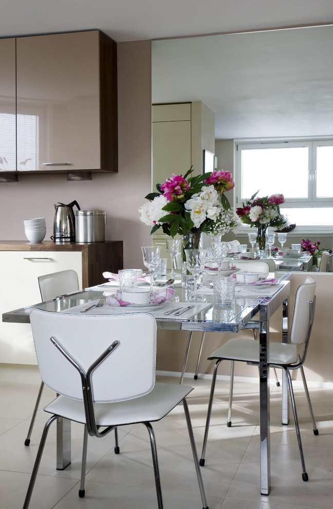 Expandable Dining Table for Small Spaces Dining Room Contemporary with Centerpiece Chrome Dining Table