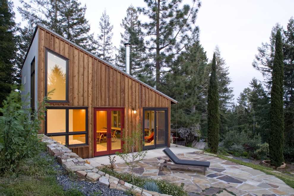 Exterior Siding Ideas Patio Contemporary with Board and Batten Board