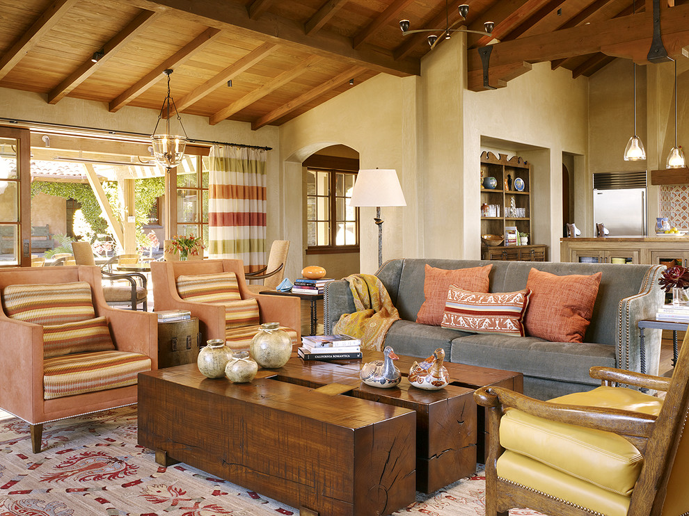Extra Large Coffee Tables Living Room Mediterranean with Chandelier Gray Sofa Grey