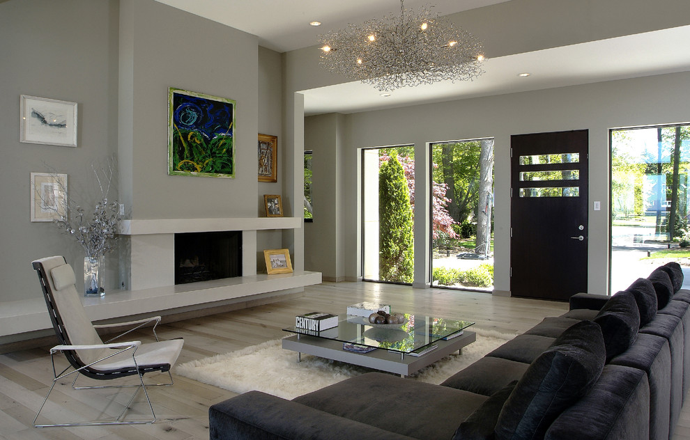Extra Long Sofa Living Room Contemporary with Accent Chair Artwork Entrance