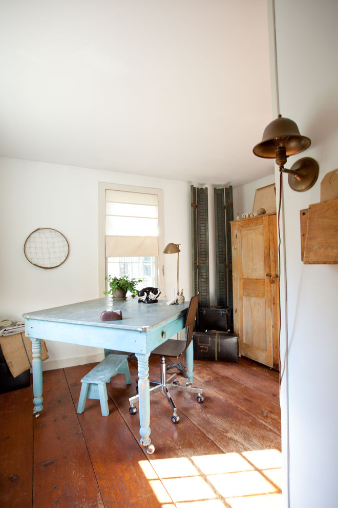 Farm Table Desk Home Office Farmhouse with Blue Brass Desk Rustic