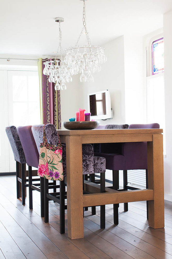 Faux Candle Chandelier Dining Room Contemporary with Bright Colors Crushed Velvet