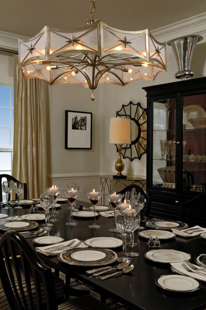 Faux Candle Chandelier Dining Room Traditional with Chair Rail Chandelier Crown
