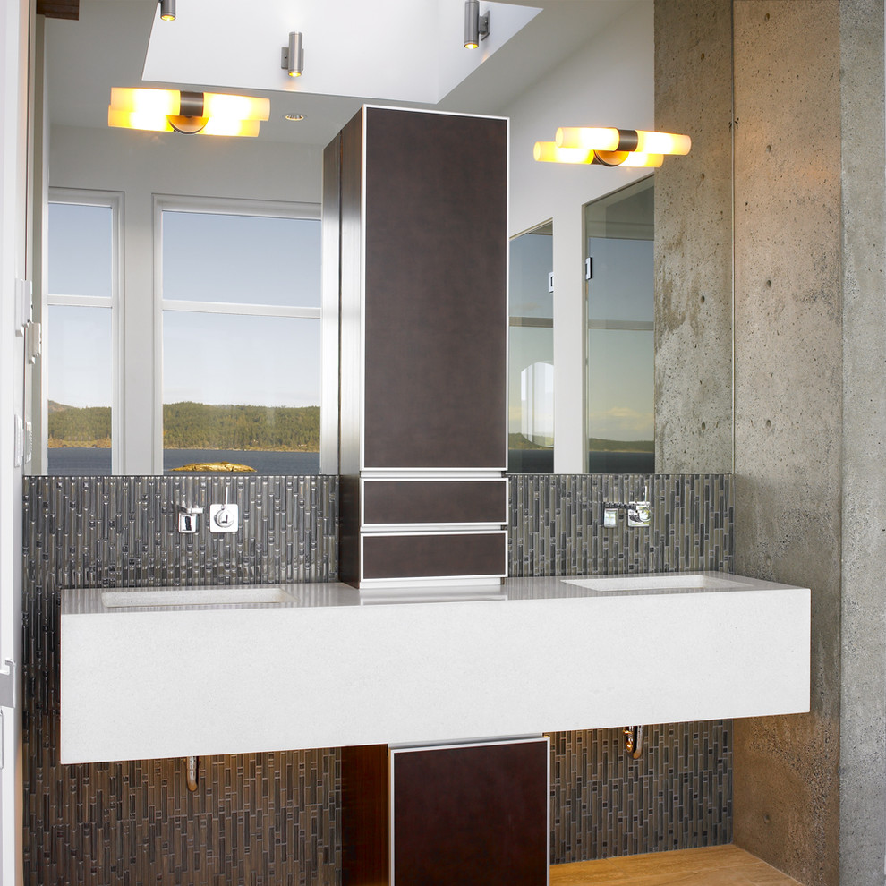 Faux Painting Cabinets Bathroom Contemporary with Bathroom Mirror Bathroom Tile