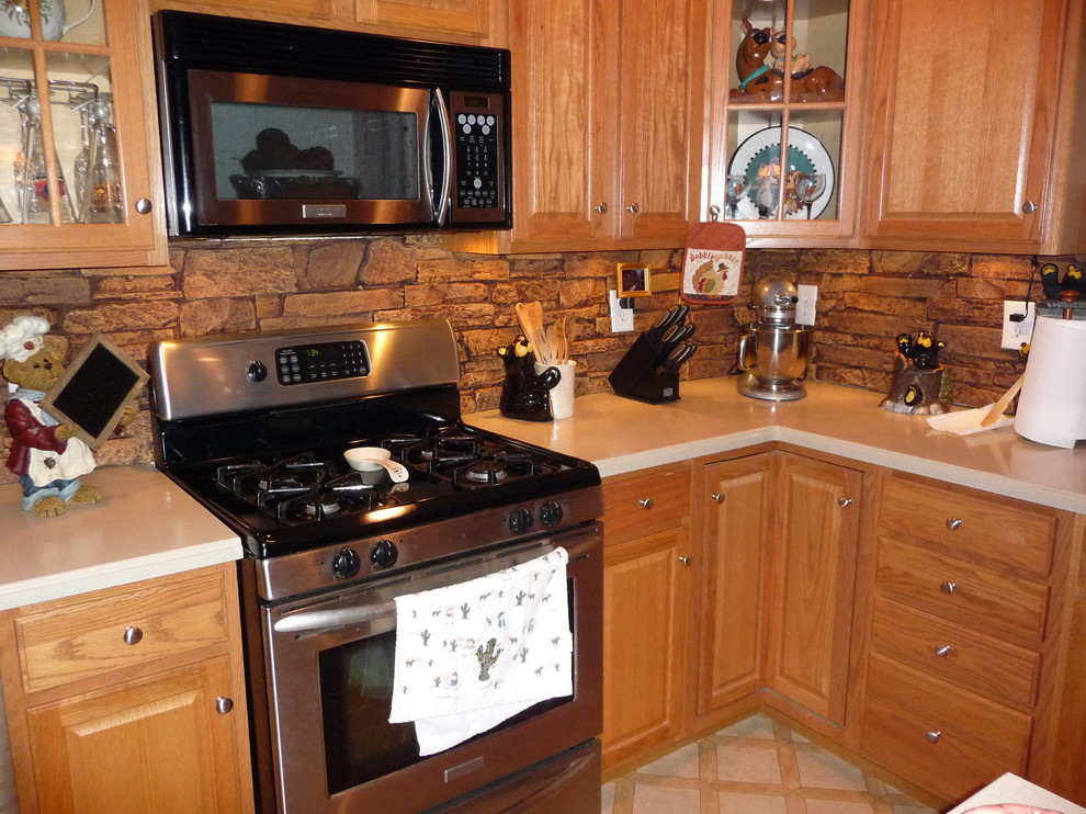 Faux Stone Panels Kitchen Traditional with Artificial Stone Artificial Stone