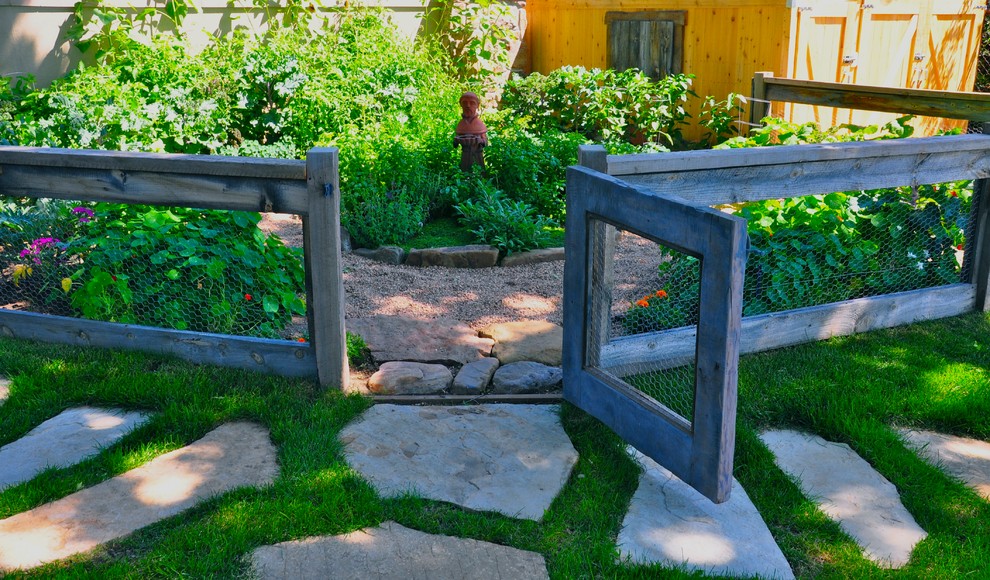 Fence Gate Ideas Landscape Eclectic with Chicken Wire Enclosed Garden