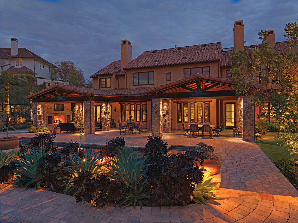 Fire Pit Accessories Patio Mediterranean with Beautiful Pools Landscape Lighting