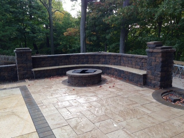 Fire Pit Kits Patio Traditional with Armortec Backyard Paving Stones