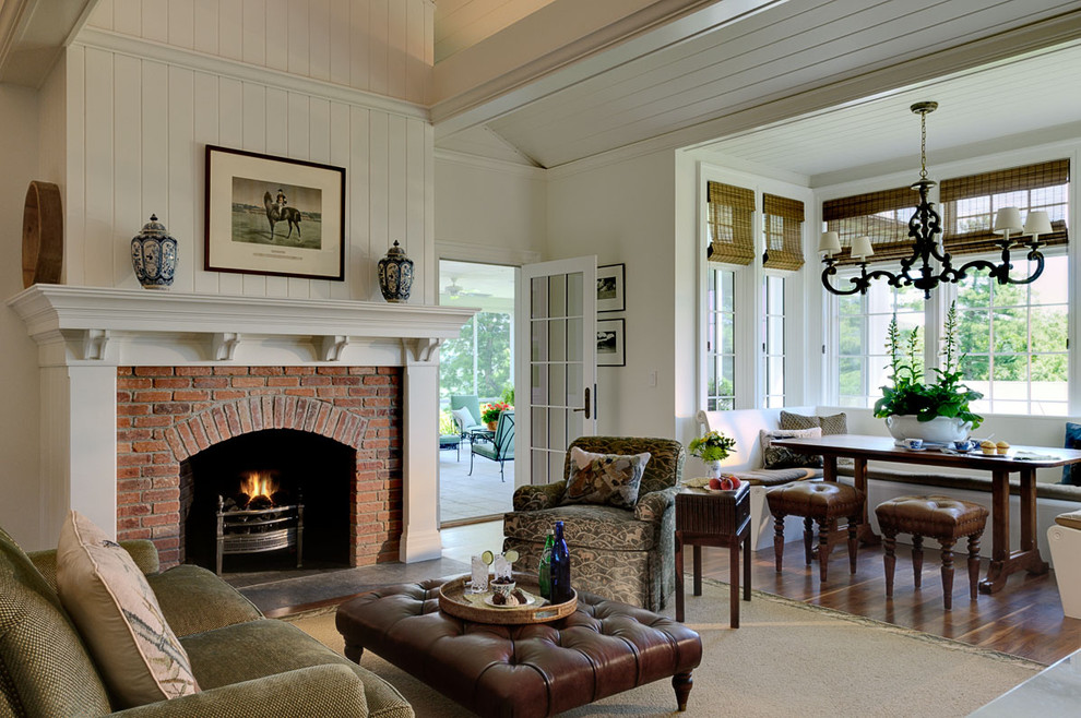 Fireplace Mantels Ideas Family Room Traditional with Addi Beige Area Rug