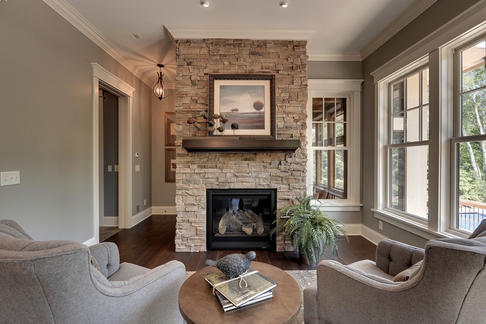 Fireplace Mantels Pictures Living Room Traditional with Ceiling Light Doorway Double