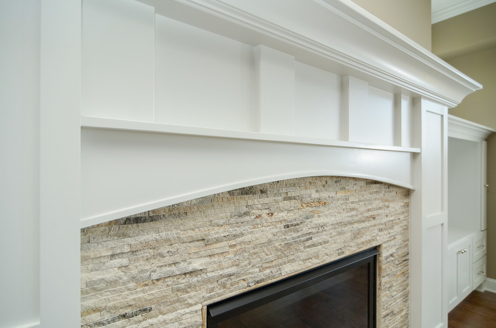 Fireplace Remodeling Ideas Spaces Transitional with Bathroom Bench Ceiling Craftsman