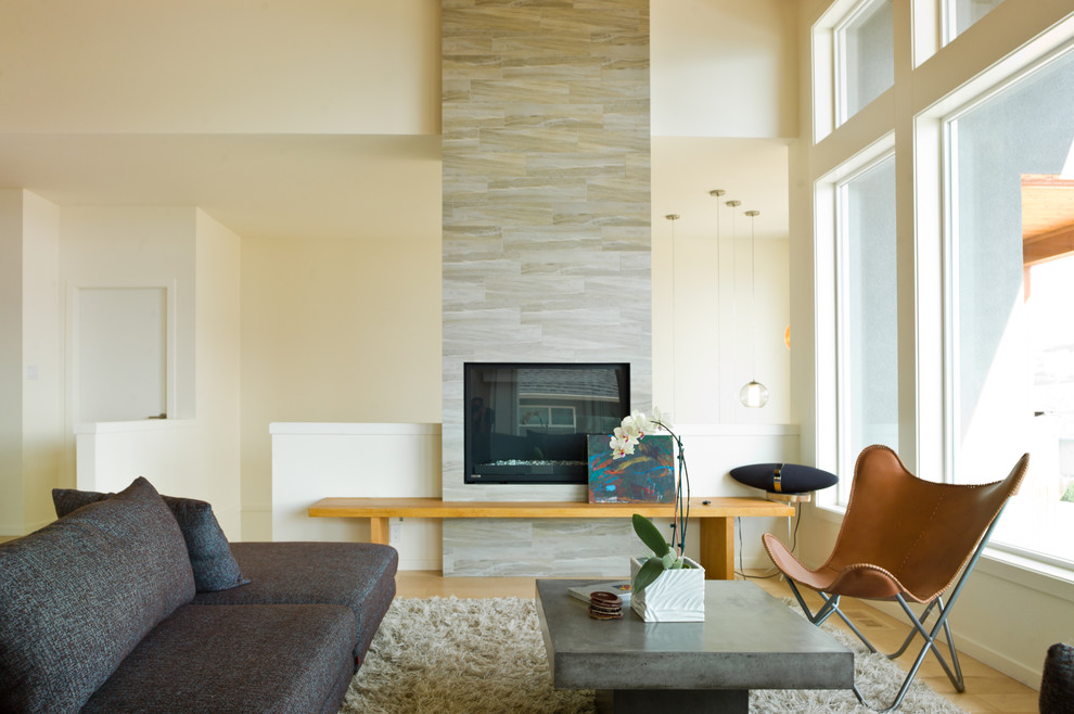 Fireplace Tiles Ideas Living Room Modern with Contemporay Fireplace Globe Light