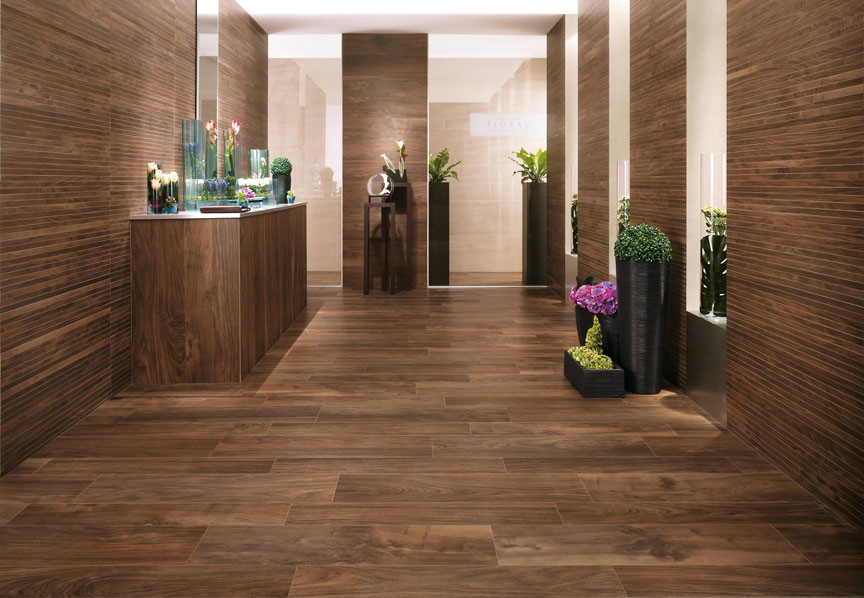 Flat Screen Cabinet Entry Contemporary with Akdo Porcelain Tile Wood