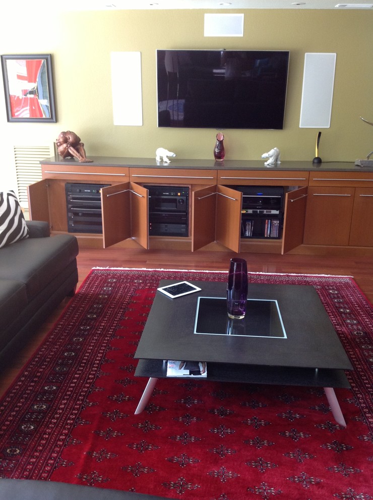 Flat Screen Cabinet Family Room Traditional with Artistic Audio Av Rack