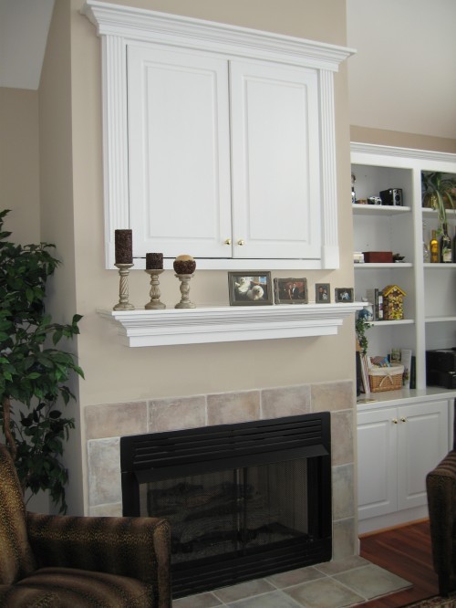 Flat Screen Cabinet Spaces with None 