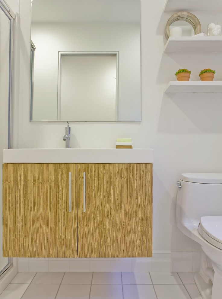 Floating Vanities for Small Bathrooms Bathroom Modern with Bathroom Contemporary Custom Made Green