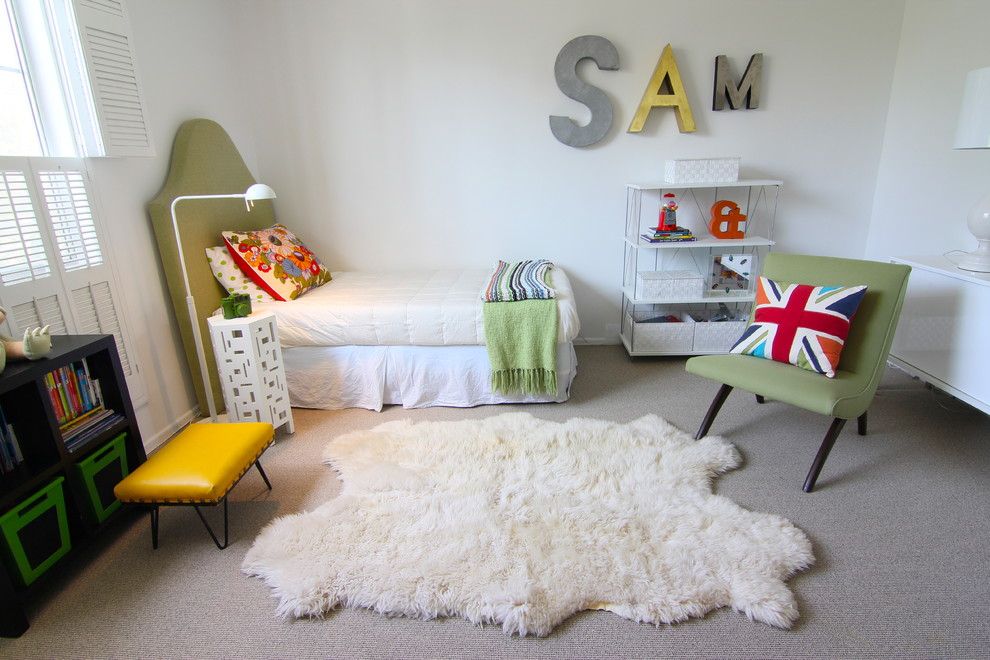 Floor Reading Lamps Kids Modern with Alphabet Art Floral Pillow