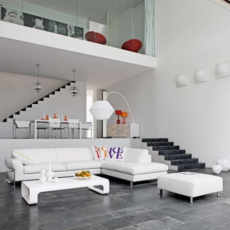 Floor Tiles for Living Room Living Room Modern with None 