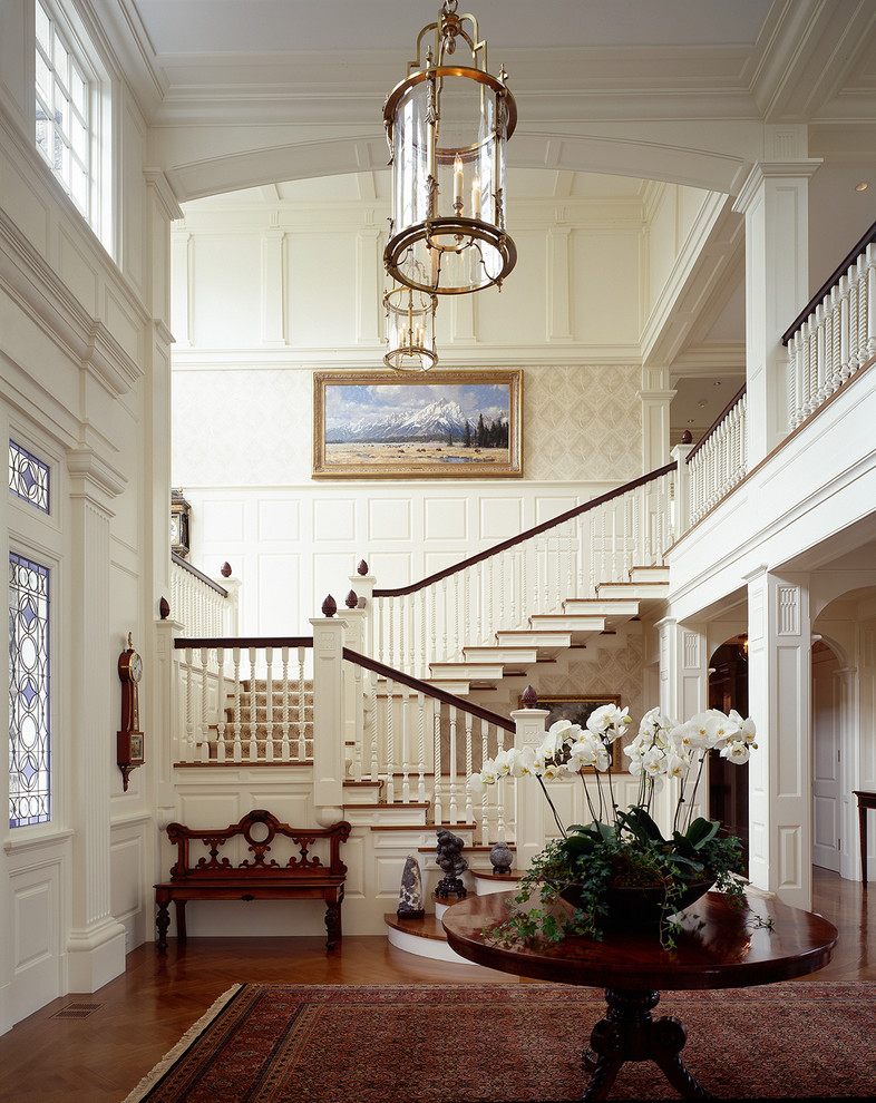 Foyer Light Fixtures Entry Traditional with Acorn Finials Arch Archway