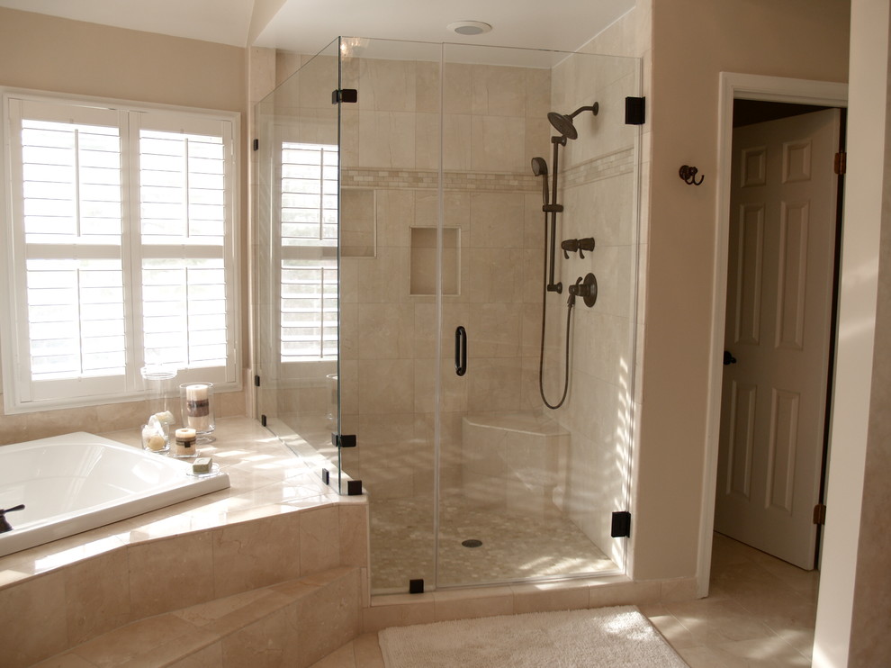 Frameless Shower Doors Spaces Traditional with Frameless Shower Doors Heavy