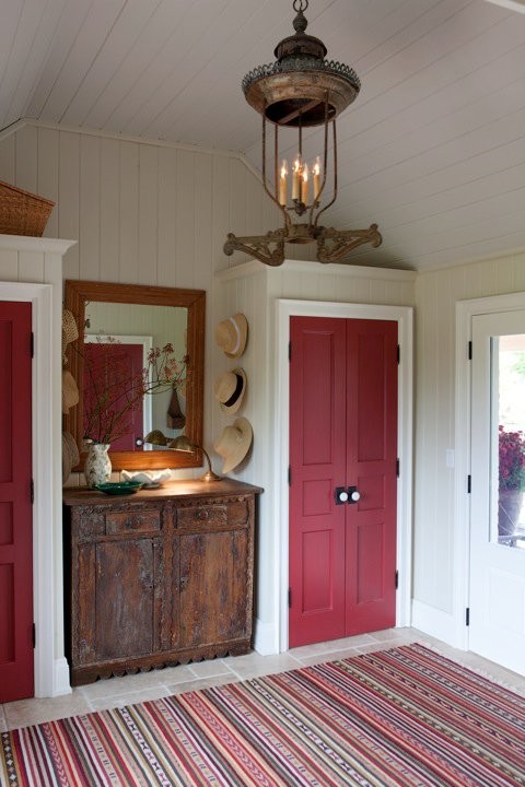 French Closet Doors Entry with Entry Hats 