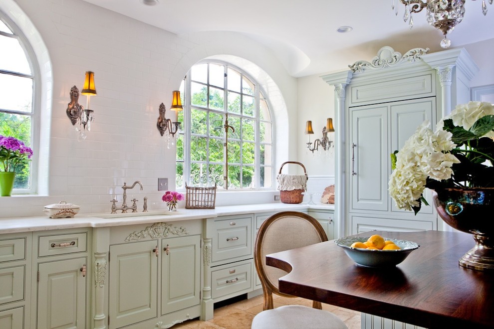 French Kitchen Cabinets Kitchen Traditional with Arch Window Arched Windows