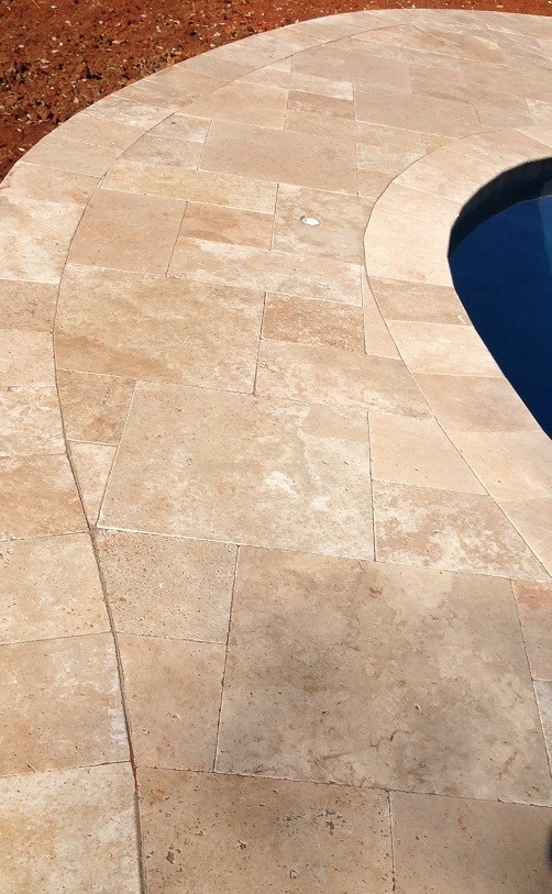 French Tile Pattern Pool Traditional with French Pattern French Pattern2