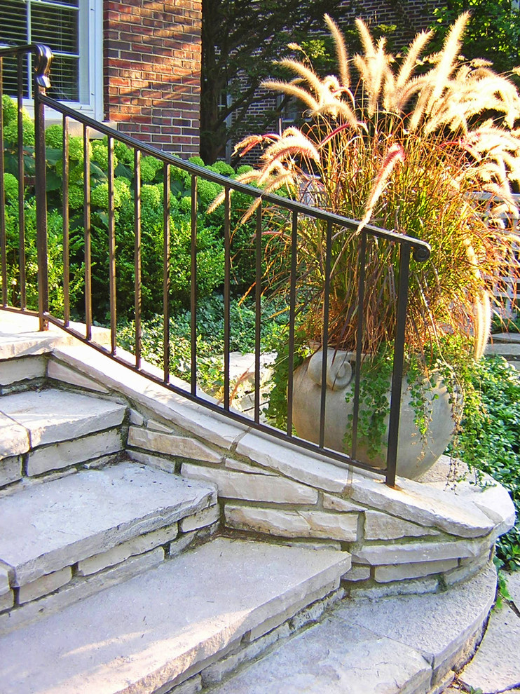Front Step Railings Landscape Traditional with Custom Iron Railing Flagstone