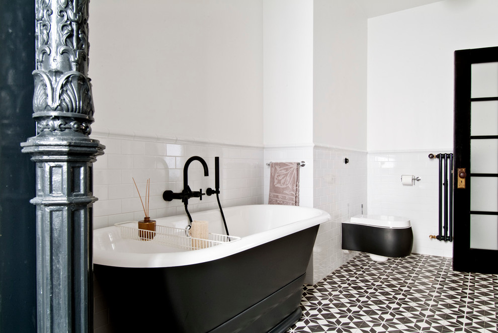 Frosted Glass Bathroom Door Bathroom Contemporary with Black and White Black