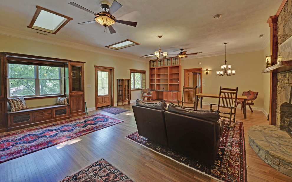 Full Size Stackable Washer and Dryer Living Room Craftsman with Clayton Custom Home Envision