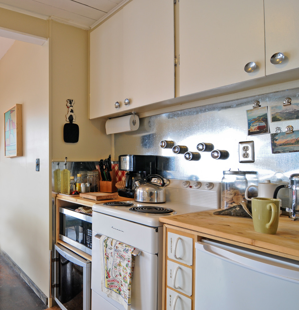 Galvanized Sheet Metal Kitchen Traditional with None 