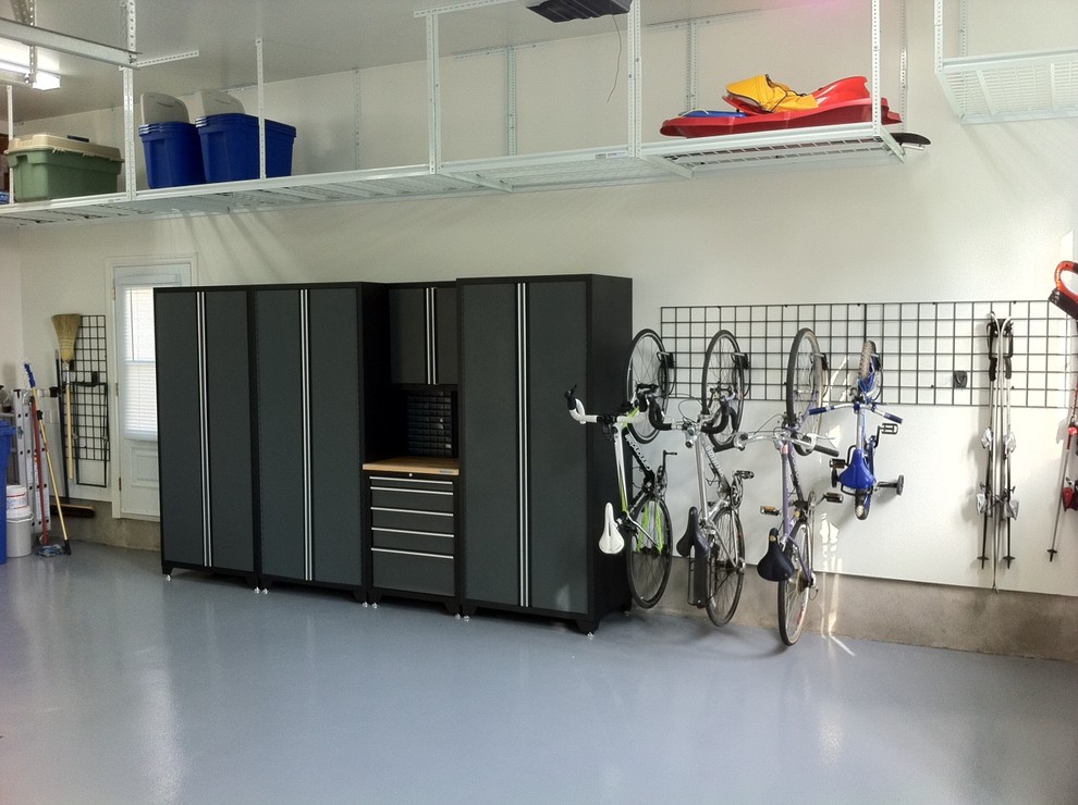 Garage Bike Rack Garage and Shed Contemporary with Eg Steel Cabinets With
