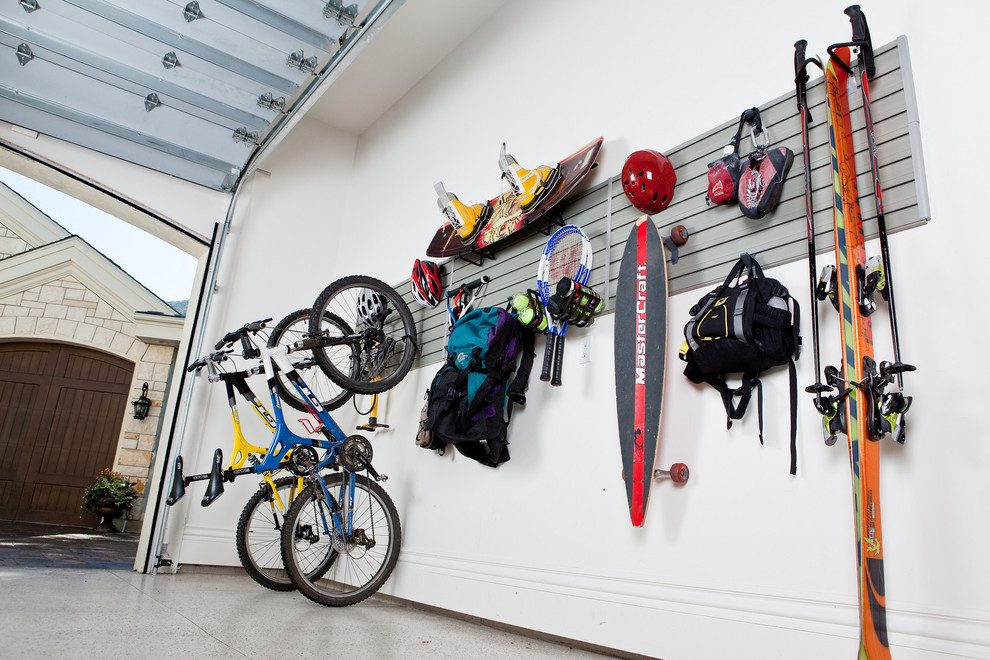 Garage Bike Rack Garage and Shed Contemporary with Bikes Cabinetry Cabinets Garage