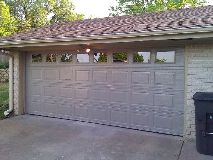 Garage Door Conversion Garage and Shed Traditional with 2 Doors Into 1