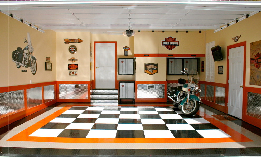 Garage Floor Ideas Garage and Shed Contemporary with Diy Garage Floors Garage