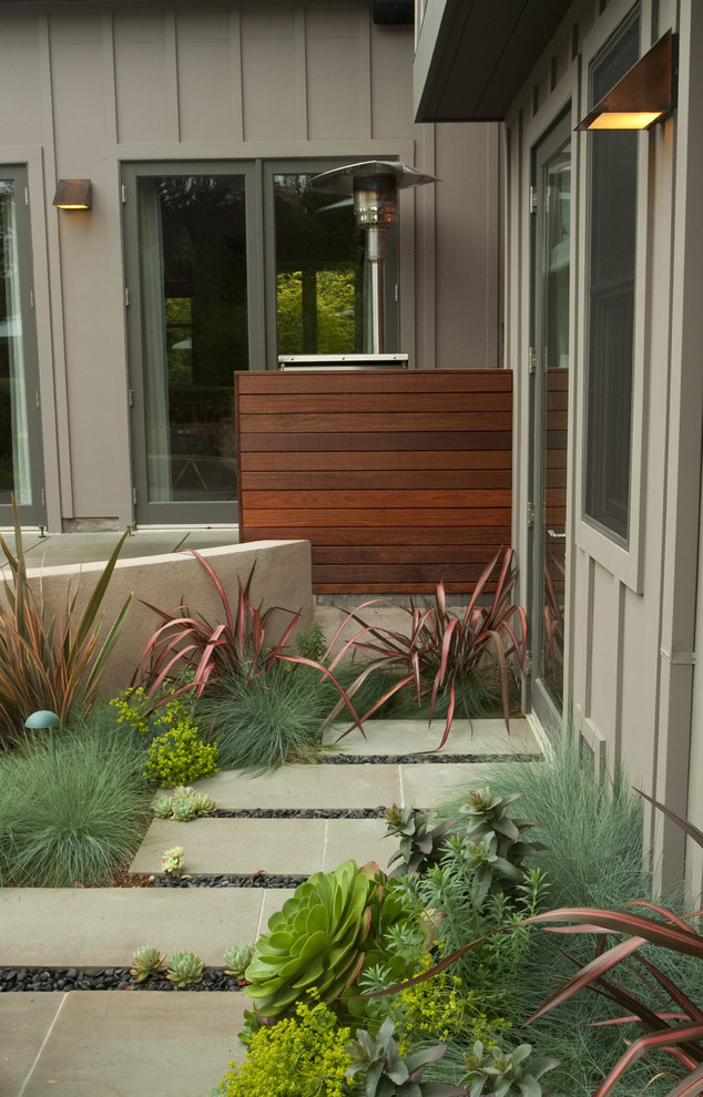 Garbage Can Enclosures Landscape Contemporary with None 