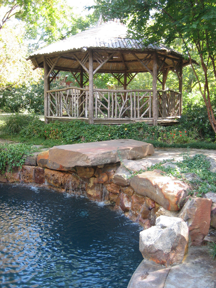 Gazebo Designs for Backyards Pool Eclectic with Gazebo Landscape Lush Patio