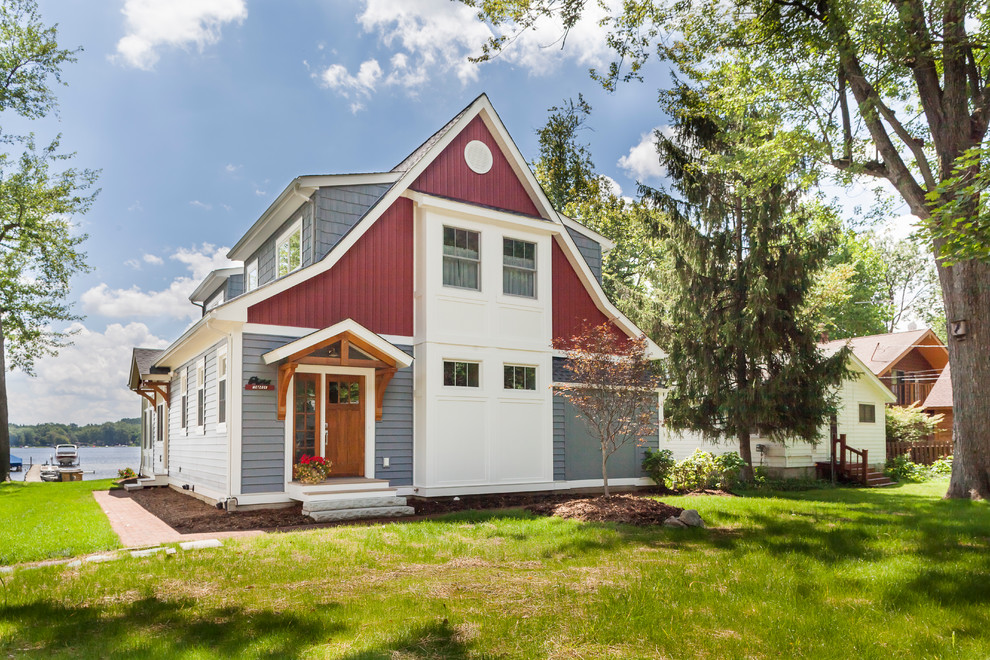 General Contractor Chicago Exterior Traditional with Beige Exterior Beige Siding