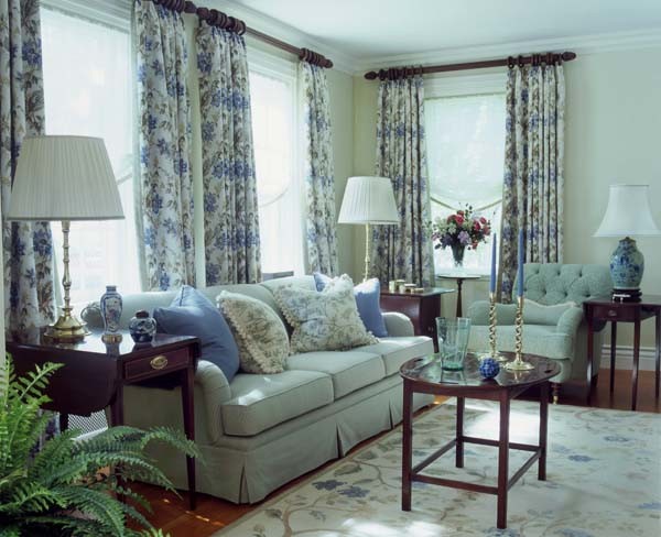 Ginger Jar Lamps Living Room Traditional with Bennison Fabrics Butlers Tray