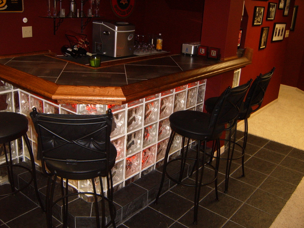 Glass Block Bar Basement Traditional with Baesment Bar Bar Glass