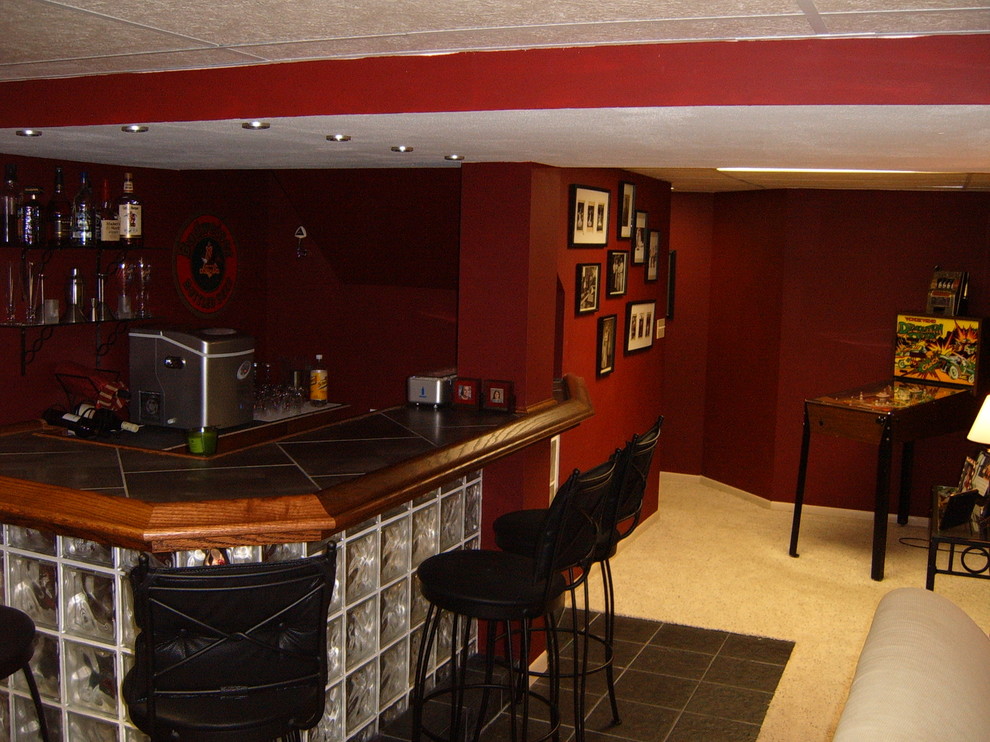 Glass Block Bar Basement Traditional with Baesment Bar Bar Glass1