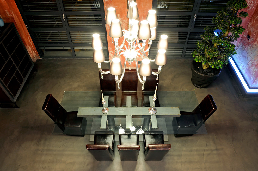 Glass Dining Tables Dining Room Industrial with Candlesticks Chandelier Chandelier Shades