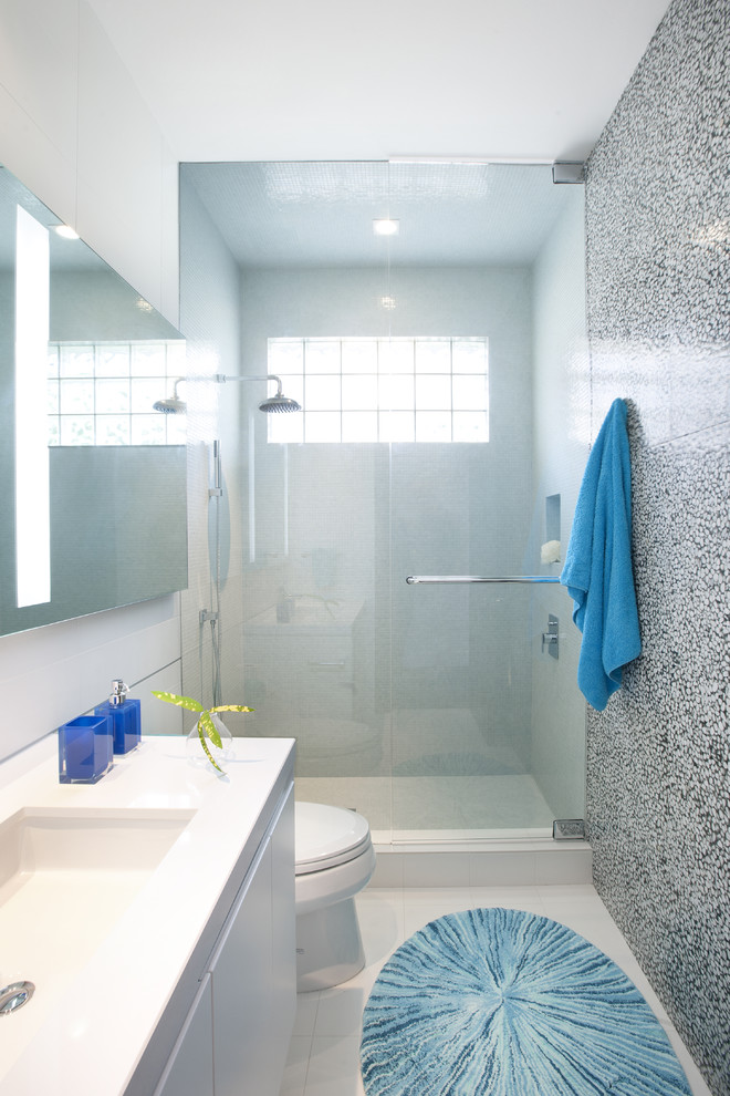 Glass Shower Enclosure Bathroom Contemporary with Architecture Bathroom Vanity Contemporary