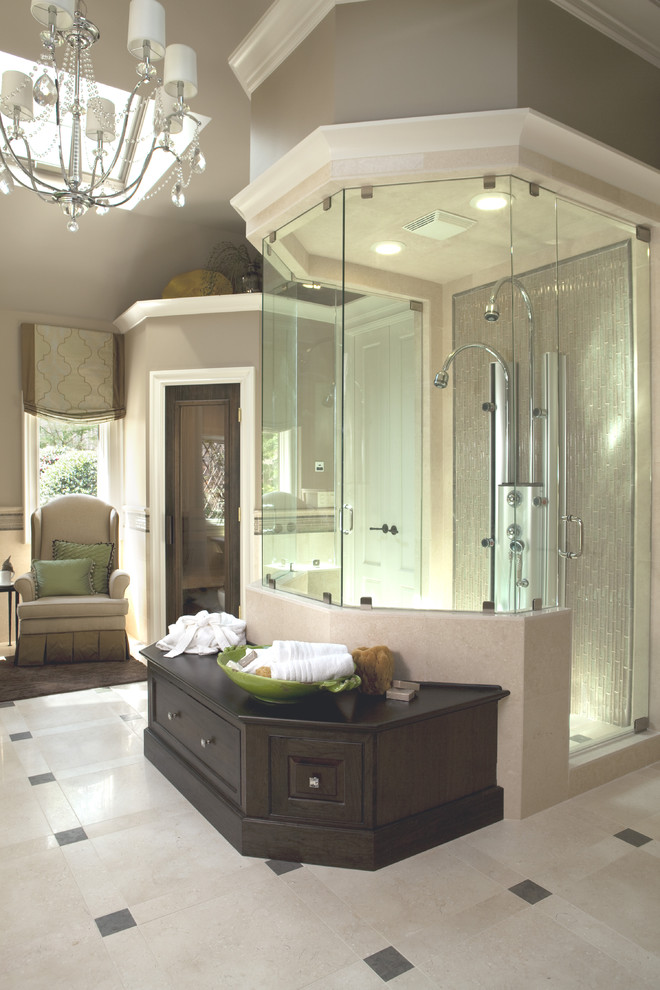 Glass Shower Enclosure Bathroom Traditional with Bathroom Master Bath Sonoma